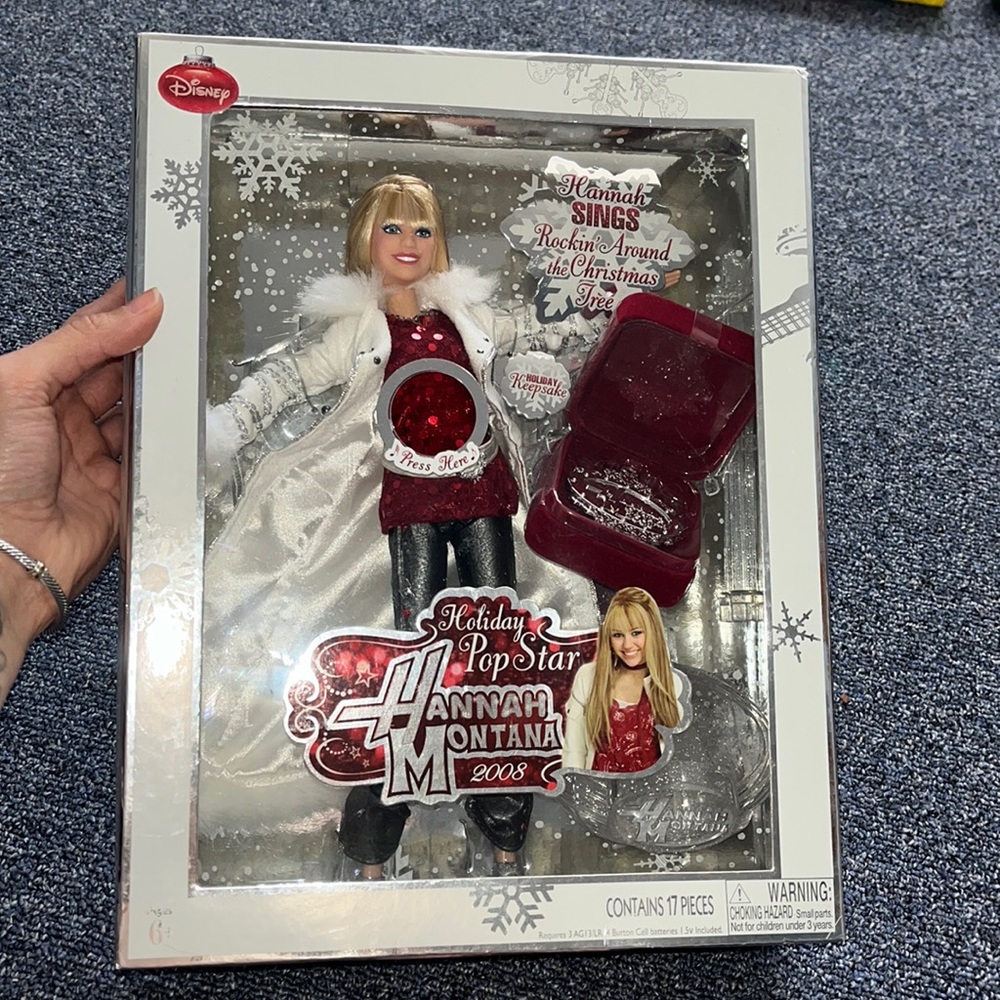 Hannah Montana holiday edition Barbie 2008